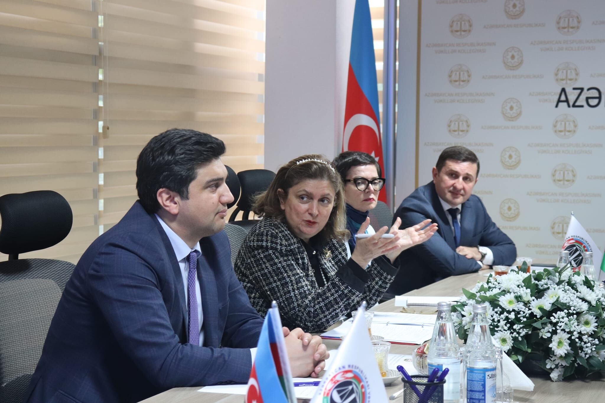 Chairman of the Azerbaijani Bar Association Anar Baghirov, and colleagues.