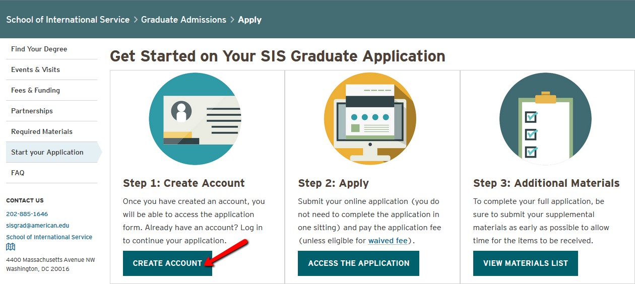 SIS online application 