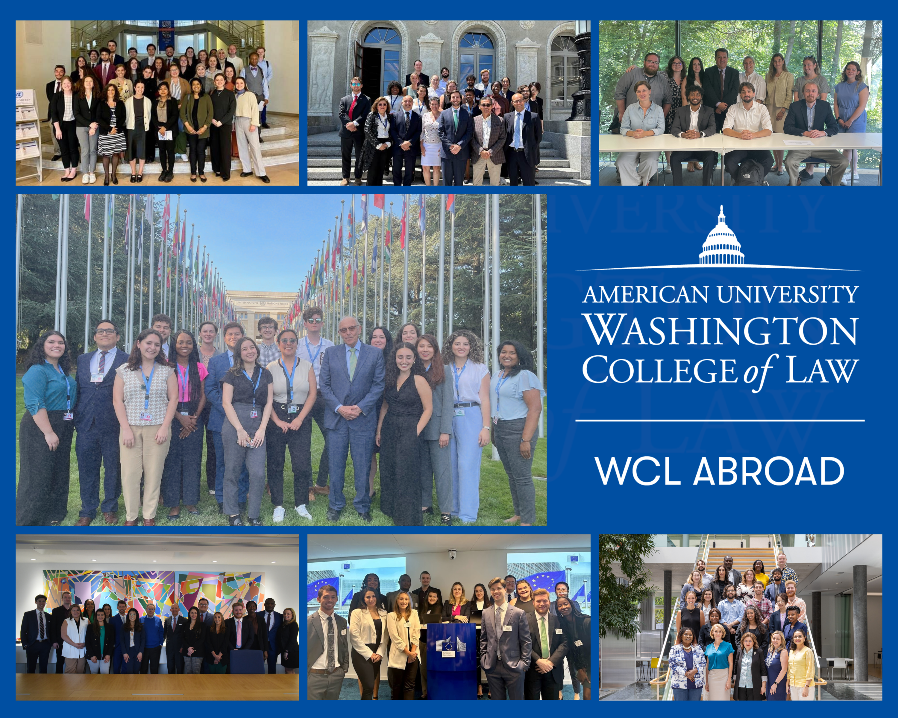 AUWCL relaunched its prominent Summer Abroad Programs in London, Brussels, Geneva, and The Hague