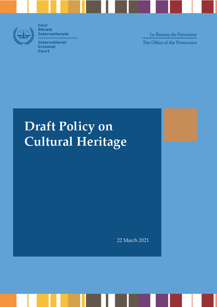 Contributions to the ICC Draft Policy on Cultural Heritage