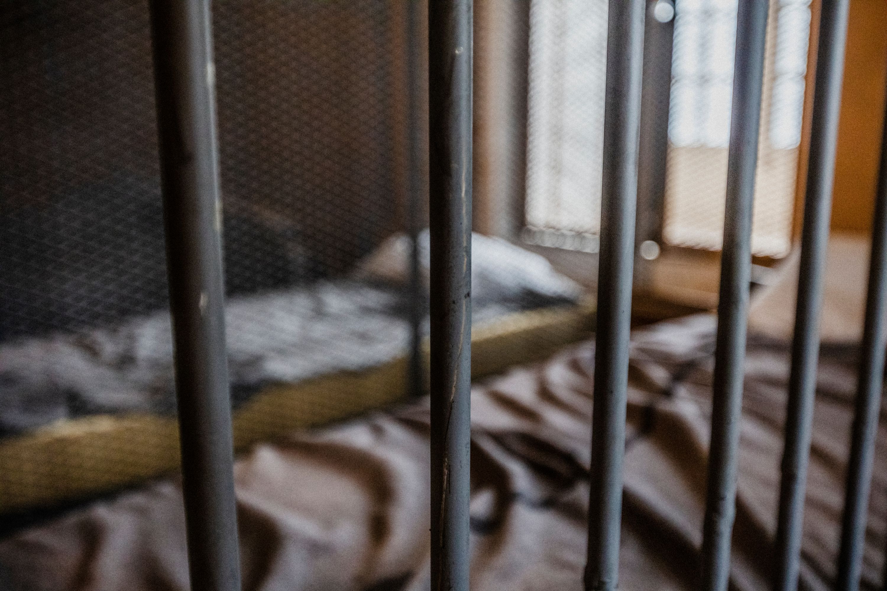 image of a prison cell 