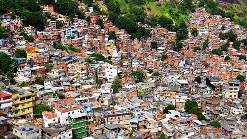 Favelas in Rio de Janeiro, Brazil