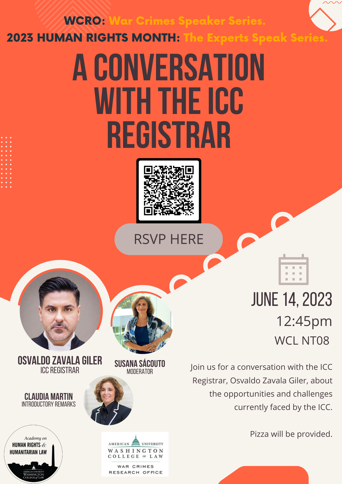 WCRO and Academy Present "A Conversation with the ICC Registrar"