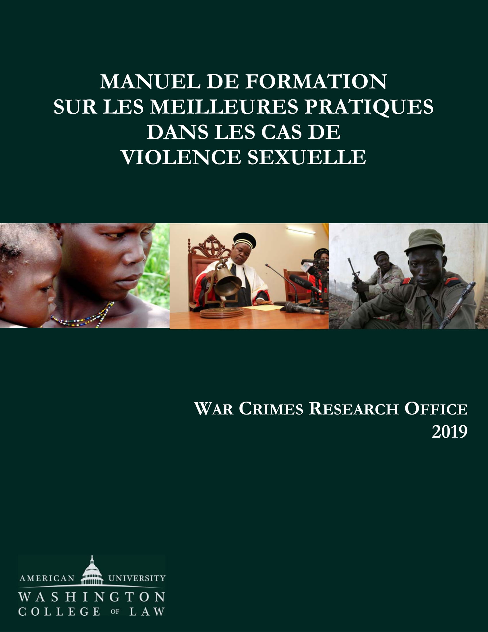Training Manual on Best Practices in Cases of Sexual Violence (French)
