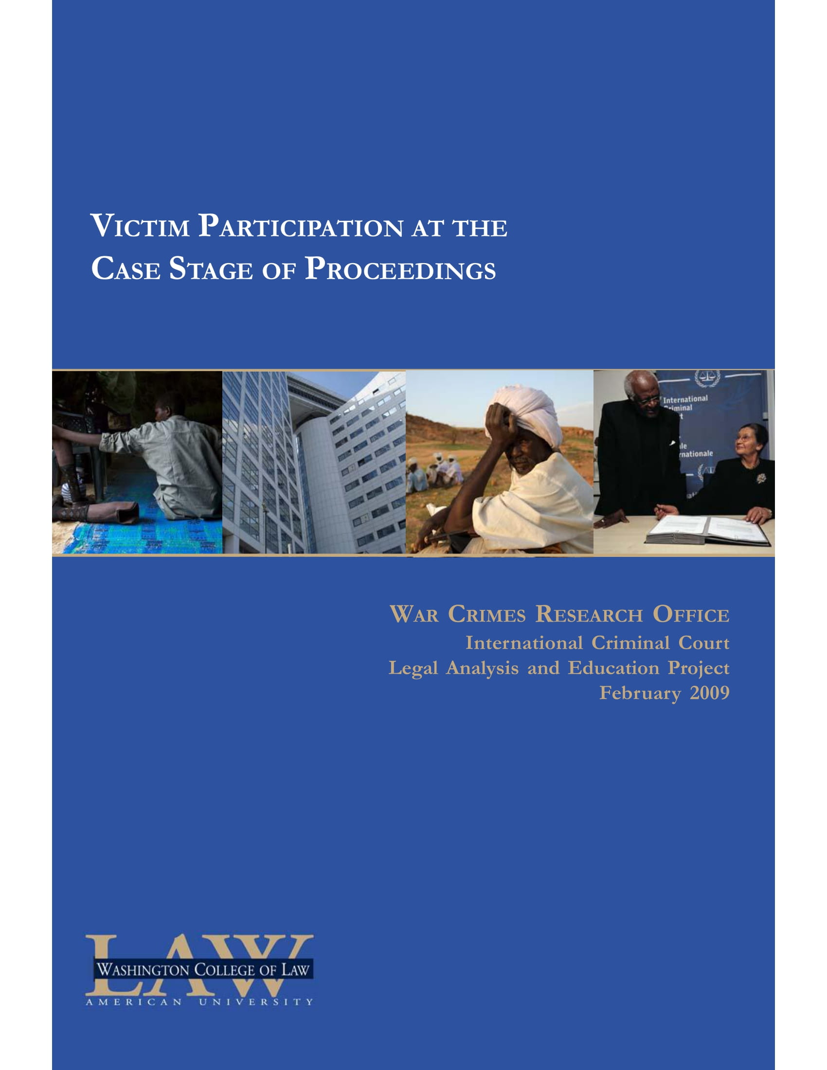Report 6: Victim Participation at the Case Stage of Proceedings