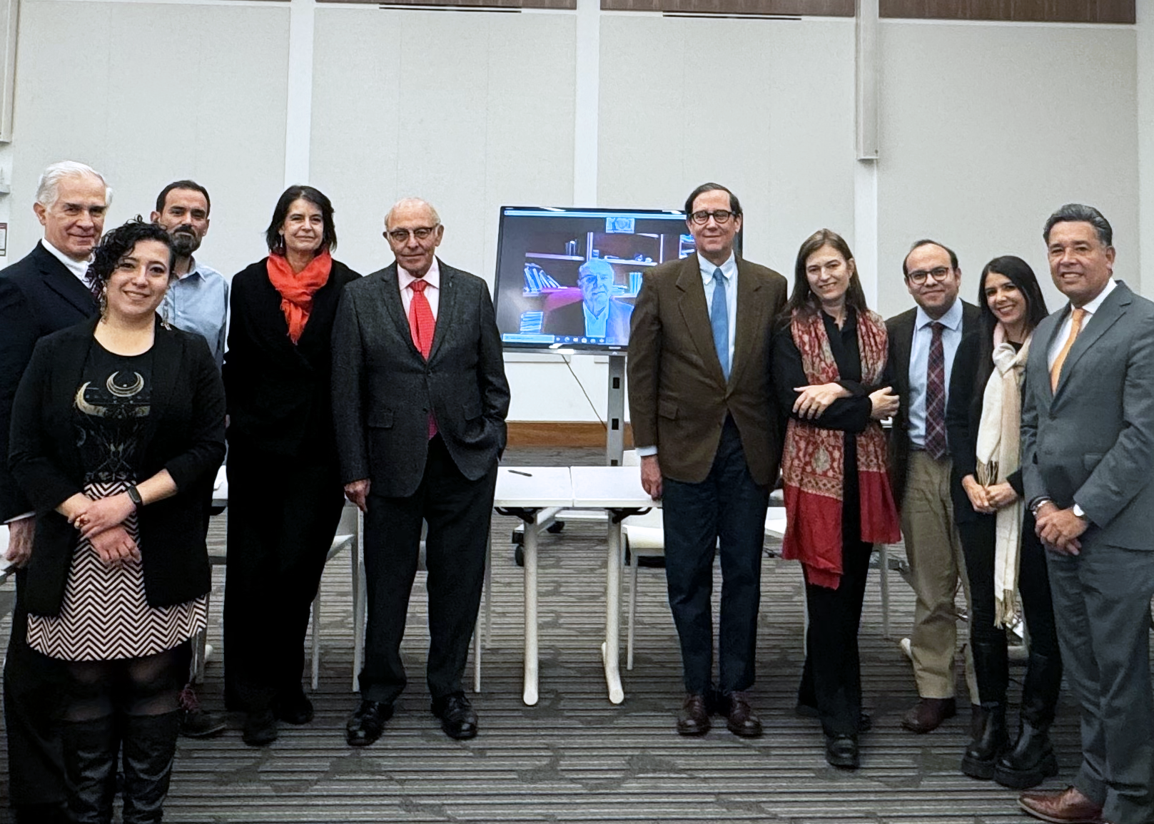 Conference on Chilean constitutional law group photo
