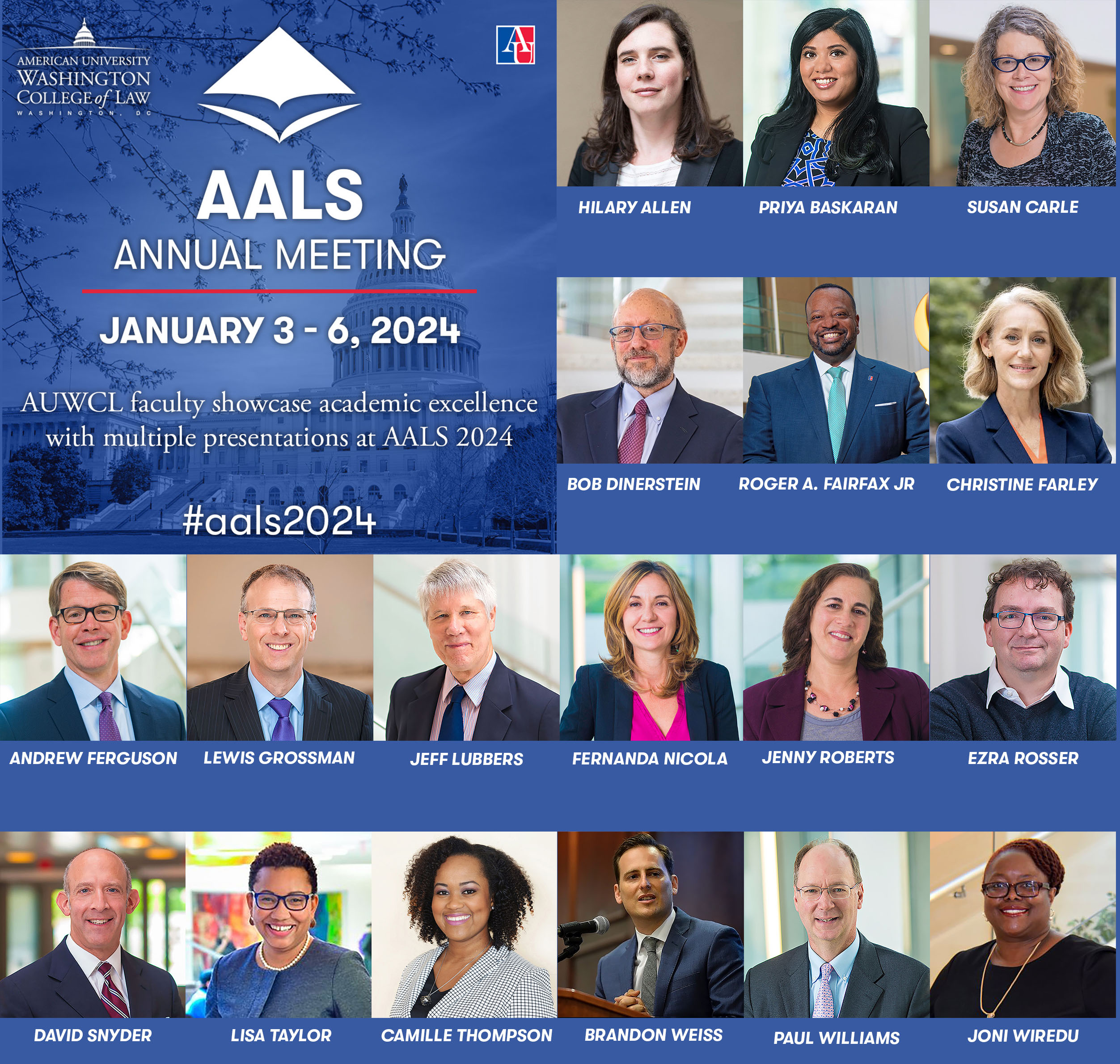 AUWCL Faculty at AALS-2024