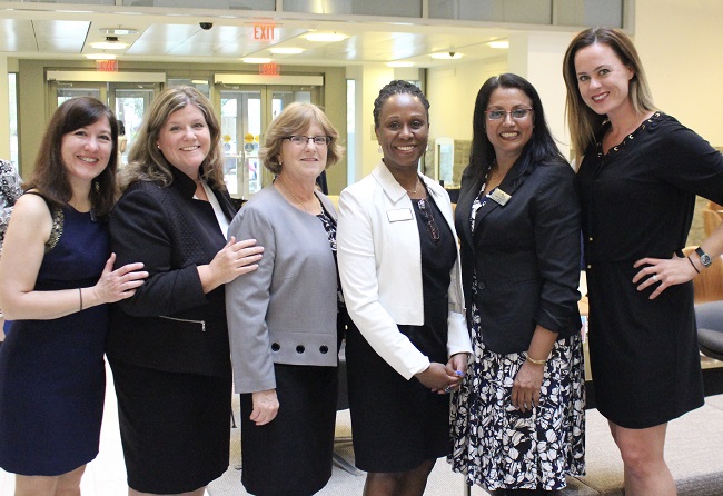 Trial Advocacy Program staff and faculty with Dean Camille Nelson.