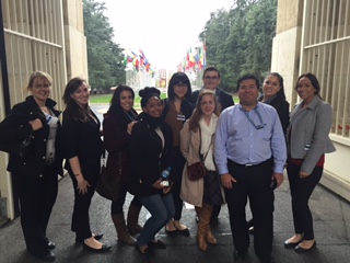 UN CAT Students and Alumni in Geneva