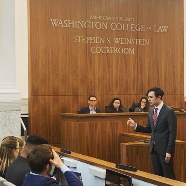 The final round of the 2020 First-Year Trial Advocacy Competition