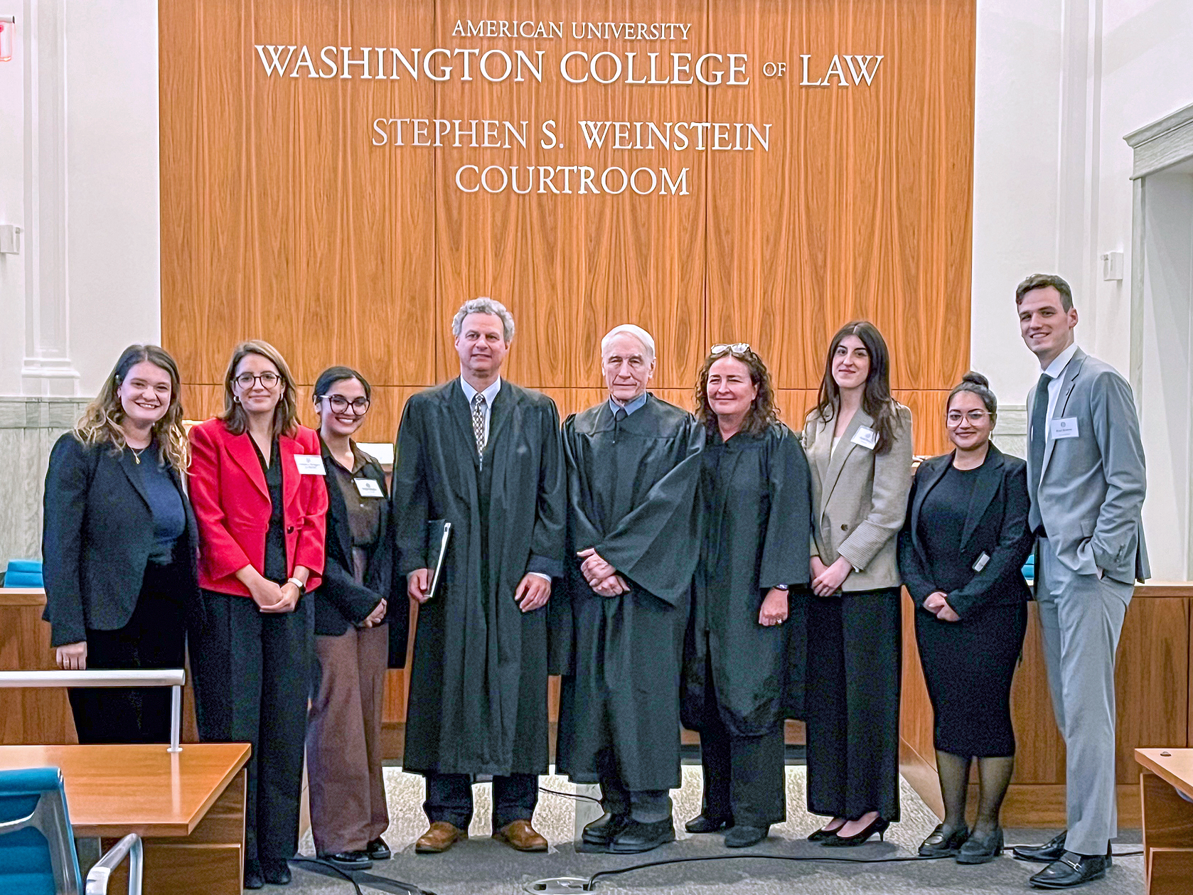 Moot Court Competition group photo
