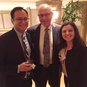 Dean Grossman with NY Alumni