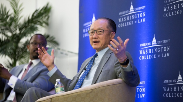 World Bank Group President Jim Yong Kim Discusses Opportunities, Challenges in Developing Nations During Visit to American University Washington College of Law - American University Washington College of Law