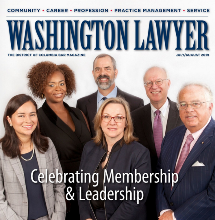 Rising 2L Ana Saragoza Featured on Cover of Washington Lawyer