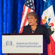 Chilean President Michelle Bachelet's lecture
