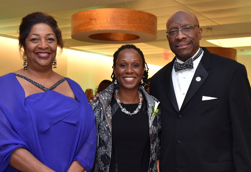 Edna Ruth Vincent '89, Dean Camille Nelson, and Judge Gerald Bruce Lee ...