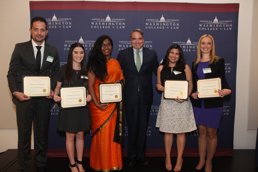 Celebration of Scholarships and Awards Ceremony Honors Student Excellence -  American University Washington College of Law