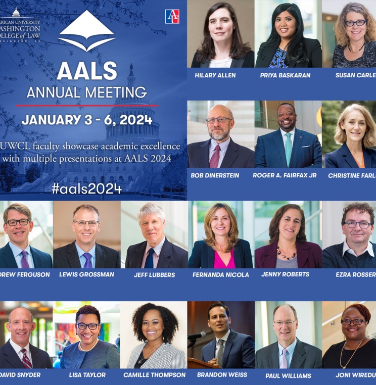 AUWCL Faculty Showcase Academic Excellence at AALS 2024