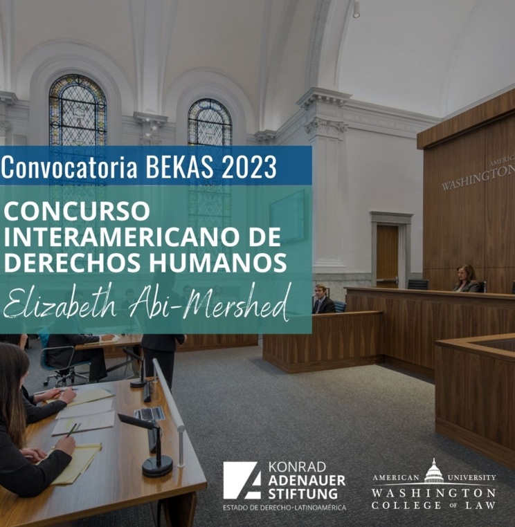 KAS Scholarhips 2023. Alliance Inter-American Human Rights Competition and the Rule of Law Program for Latin America of the KAS