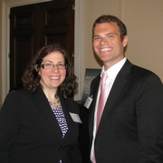 Prof. Amy Tenney and LL.M. student Jackson Smith
