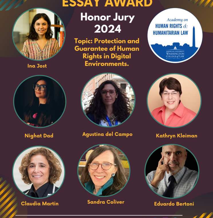 The Academy is pleased to present the Honor Jury for the 2024 Human Rights Essay Award