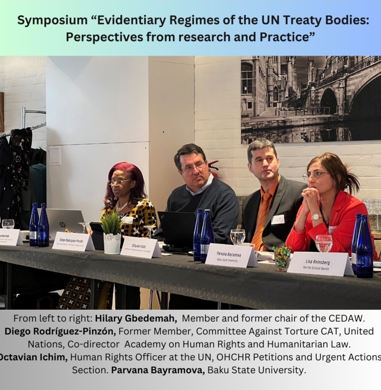 Professor Diego Rodriguez-Pinzon in Ghent: Symposium Explores Evidentiary Regimes in UN Treaty Bodies with Focus on Committee Against Torture