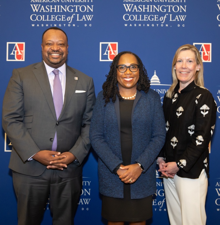 Justice Ketanji Brown Jackson Engages with Faculty and Staff Ahead of Historic Commencement Speech at American University Washington College of Law