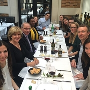 Dean Grossman and Dean-Designate Camille Nelson Attend Alumni Dinner in Paris