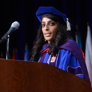 Student commencement speaker Shreya Patel