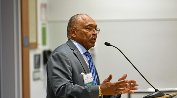 AUWCL alumnus Judge Reggie B. Walton '74 talks about the appropriate consequences for revealing the name of a CIA agent in the Scooter Libby case.