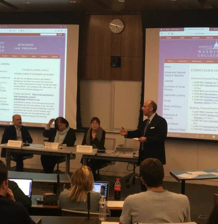 AUWCL Business Law Program Kicks Off Spring 2018 with Business Law Orientation and Resume Review