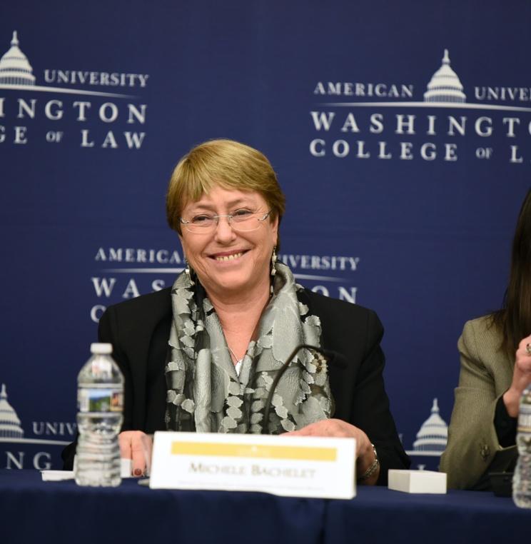 AUWCL Welcomes UN High Commissioner for Human Rights Michelle Bachelet AUWCL Welcomes UN High Commissioner for Human Rights Michelle Bachelet