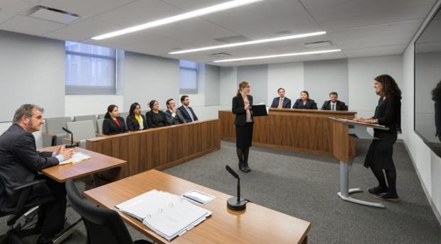 New teaching courtroom dedicated to Thomas William George  '70