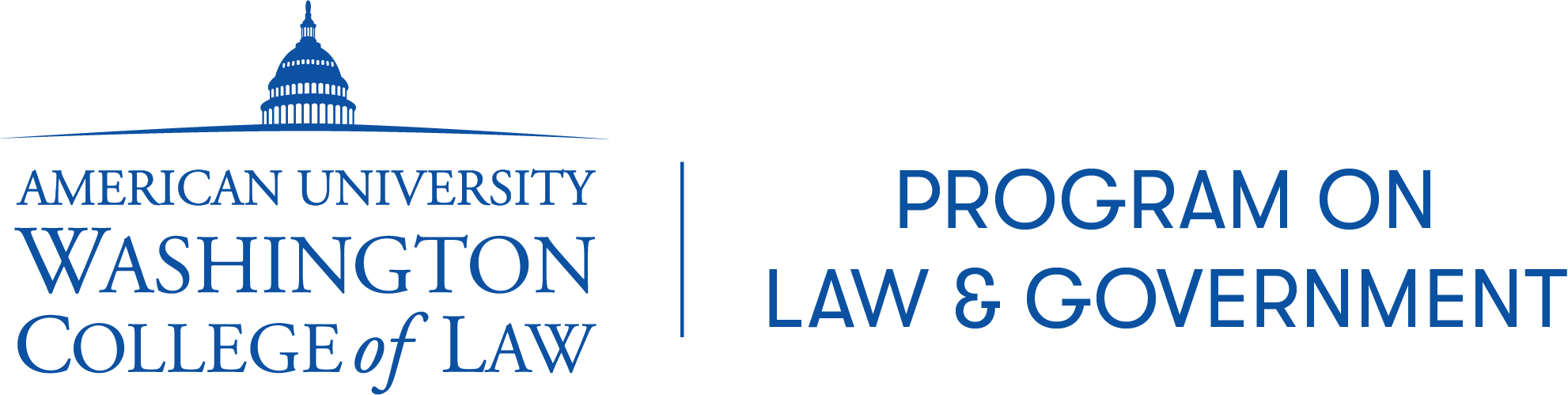 AUWCL Program on Law and Gov Logo 