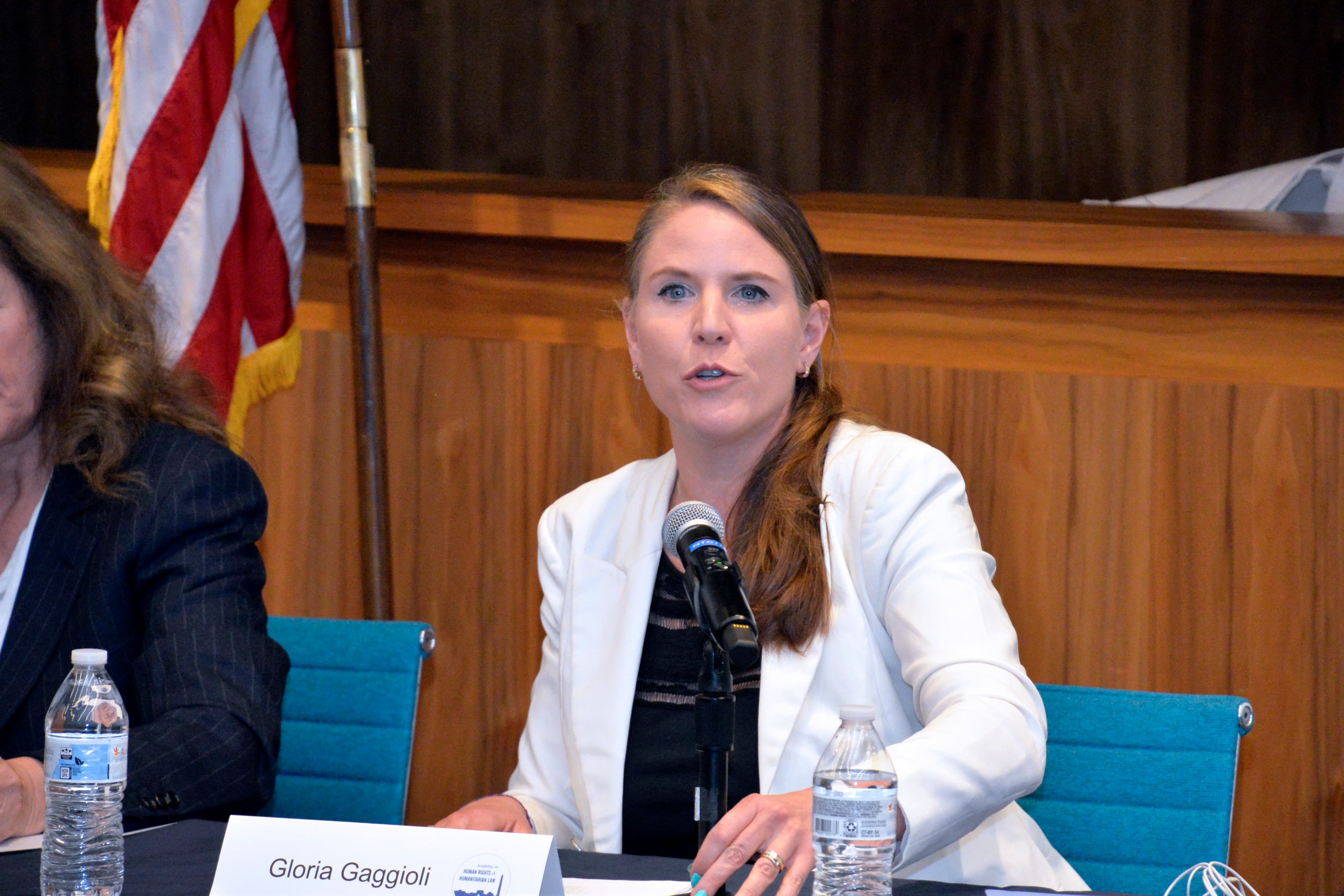 Prof. Gloria Gaggioli, exdirectora de la Academia de Ginebra de Derechos Humanos Prof. Gloria Gaggioli, exdirectora de la Academia de Ginebra de Derechos Humanos