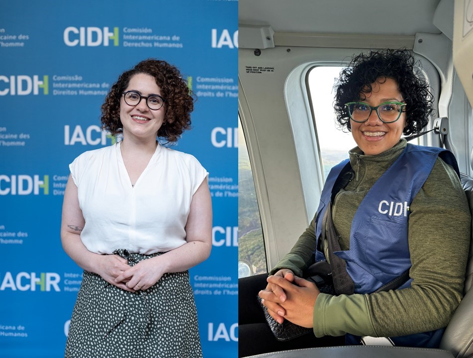 Marina (on the left), a Brazilian lawyer specializing in gender issues. Nydia (on the right) is a Guatemalan lawyer specializing in human rights. Meet the authors