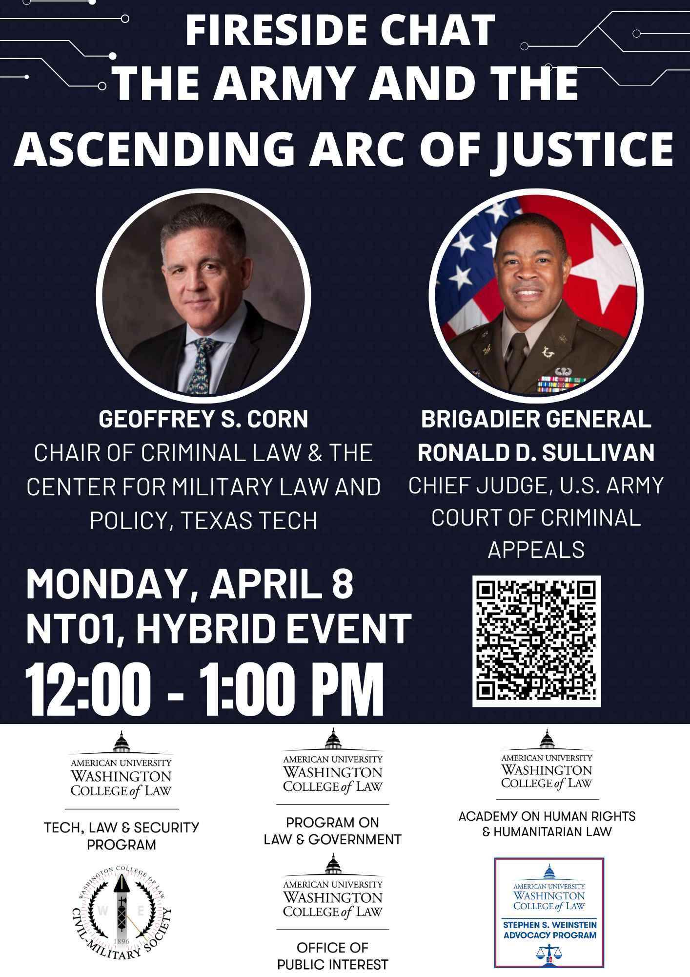 the army and the ascending arc of justice flyer