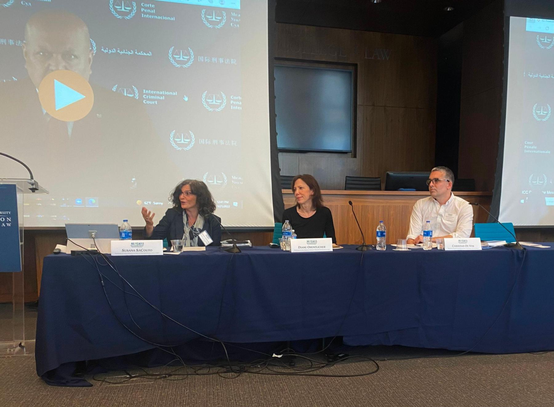 WCRO Director Susana SáCouto Moderates Panel on "Assessing International Justice: Ukraine and Beyond" WCRO Director Susana SáCouto Moderates Panel on "Assessing International Justice: Ukraine and Beyond"