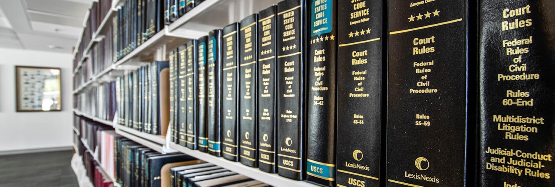 AU law library full of books