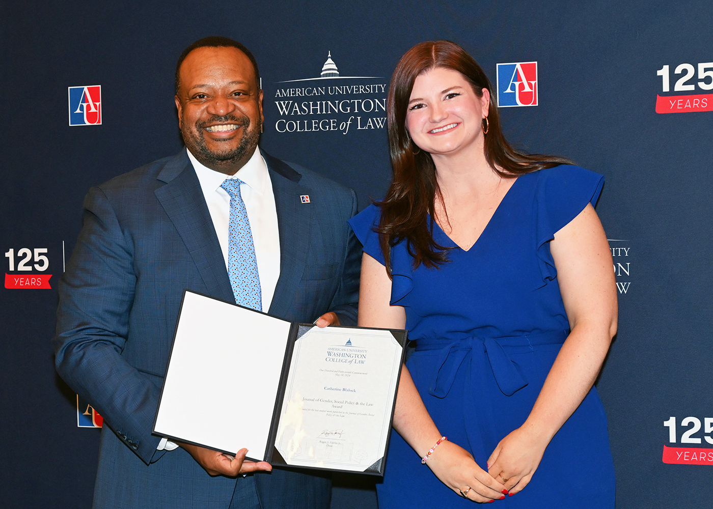 Catherine Blalock with Dean Fairfax