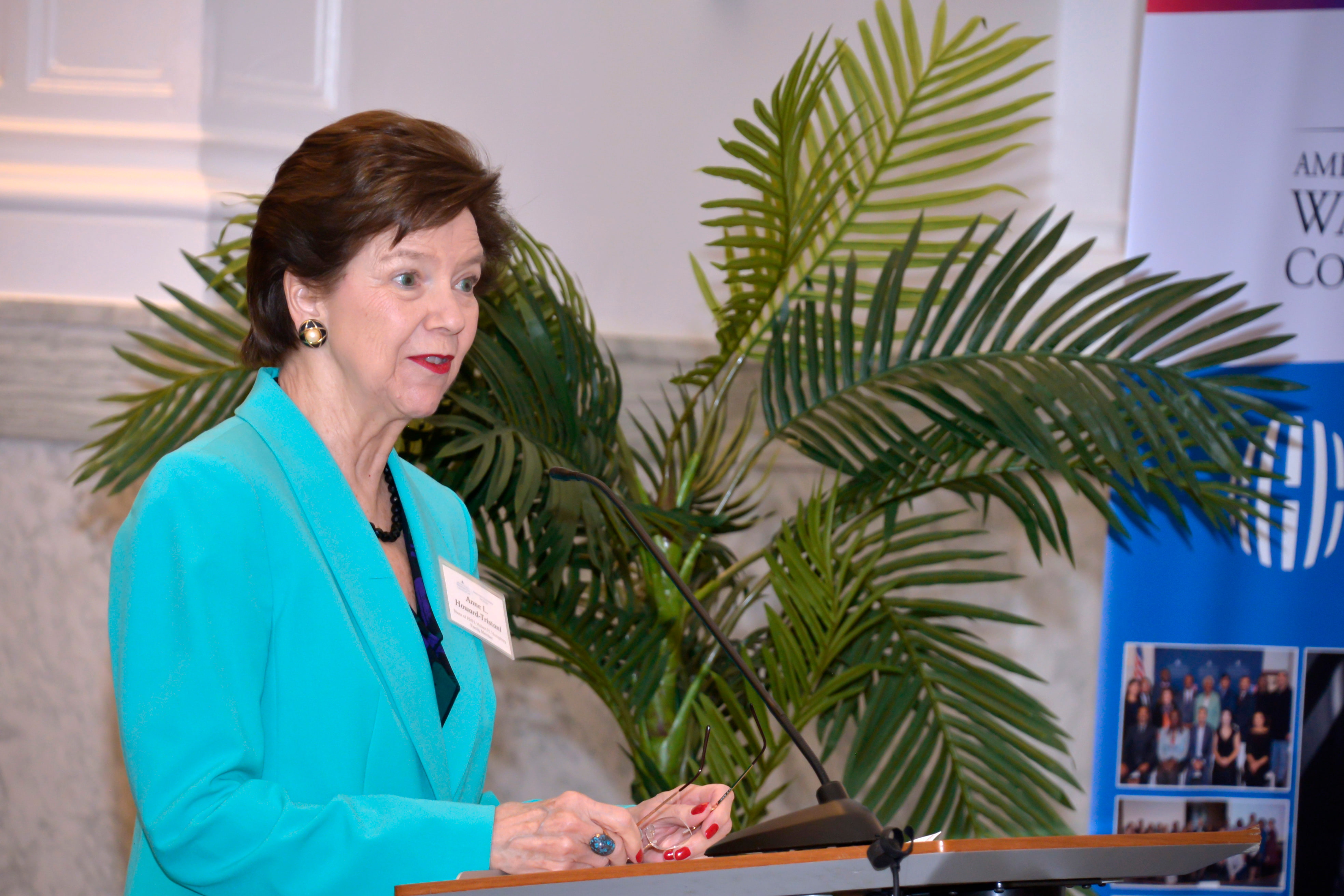 Anne Howard-Tristani, former president of Howard-Tristani International Consulting, and niece of the late VP Hubert Humphrey