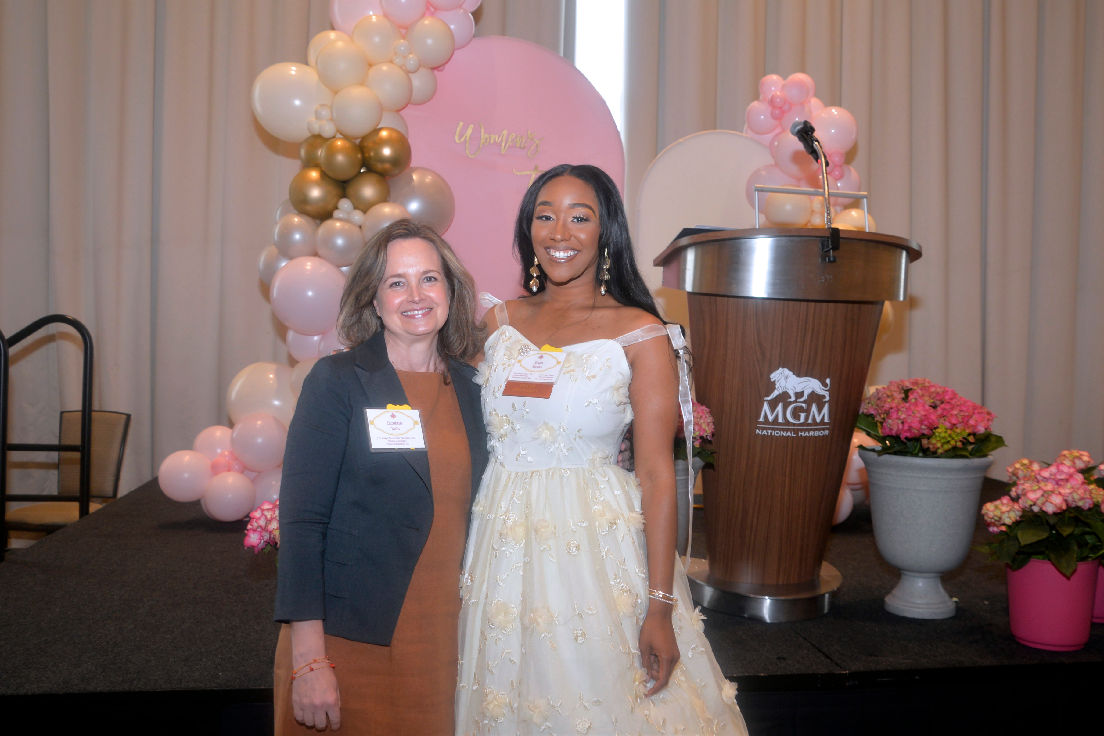 Prof. Elizabeth Keith and Jayla Meeks